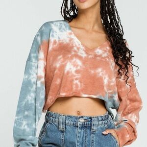 Tilly’s Full Tilt Tie Dye Cropped Sweater